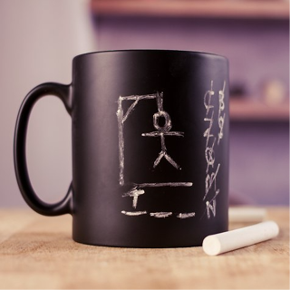 Chalkboard mug