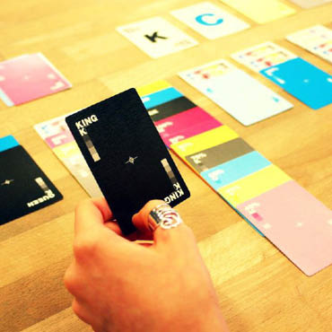 Cmyk playing cards