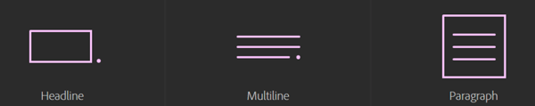 InDesign Touch Workspace text frame gestures