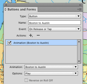 play animation button