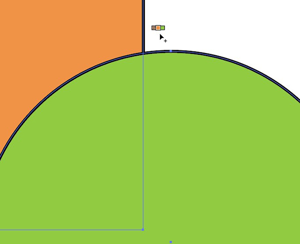 The Shape Builder's color picker