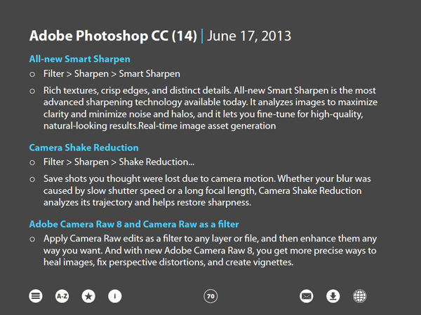Photoshop New Features Guide details