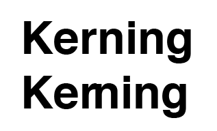 Figure 3: A kern too far.