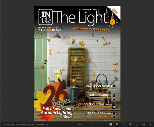 This UK-based company created a magazine-inspired catalog that includes product links back to their website.