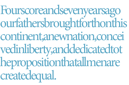 Figure 2: A paragraph without white space.