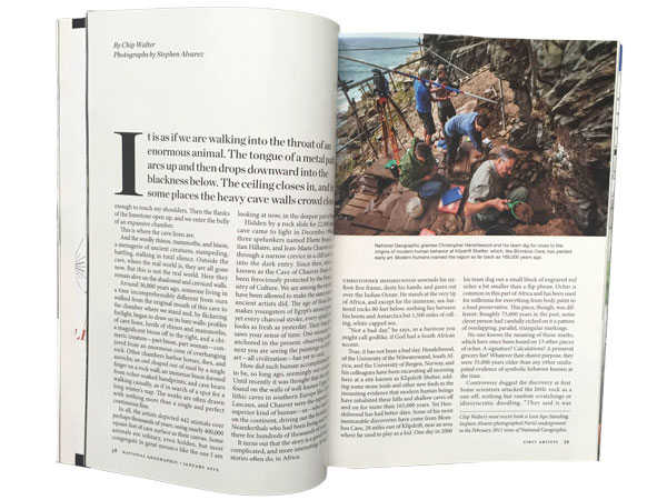 Figure 8: Adding white space at the top of the page provides a clear entry point to the article. 