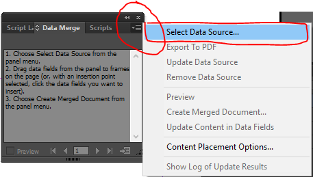 select datasource