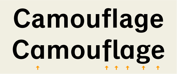 Alternate characters in Classic Grotesque