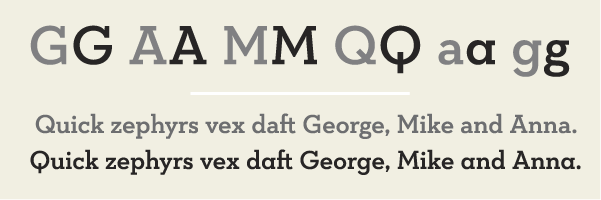Capital and lowercase alternate characters in Neutraface Slab Text