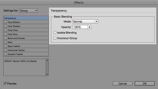 TranspDialog