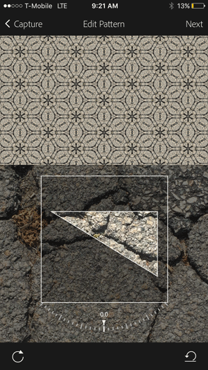 adobe capture pattern pavement