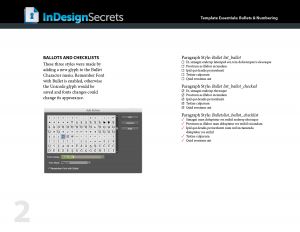 indesign template essentials ballot checklist