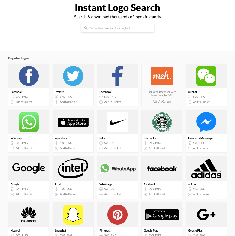 InFocus Instant Logo Search