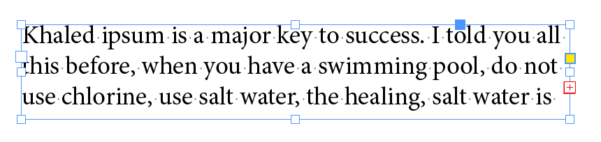 indesign tip reveal overset text