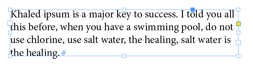 indesign tip reveal overset text