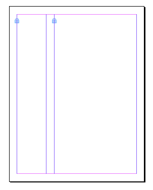 InDesign unequal columns locked
