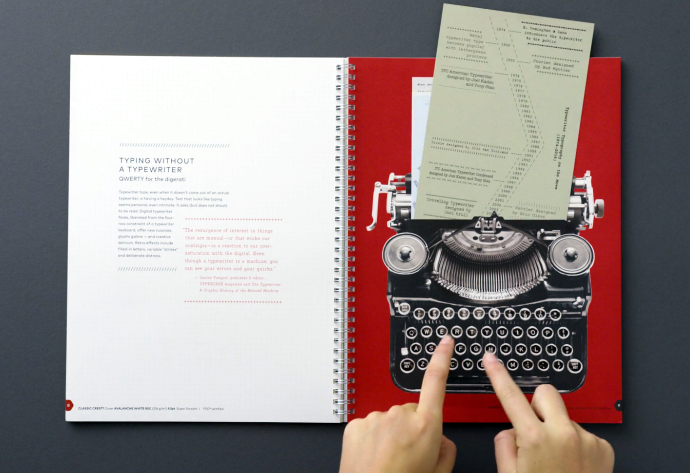 This clever motion graphics video showcases many of the 3D aspects of this piece.