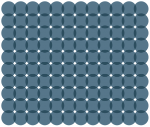 Filled circles