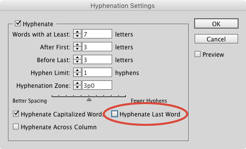 hyphenation-customization
