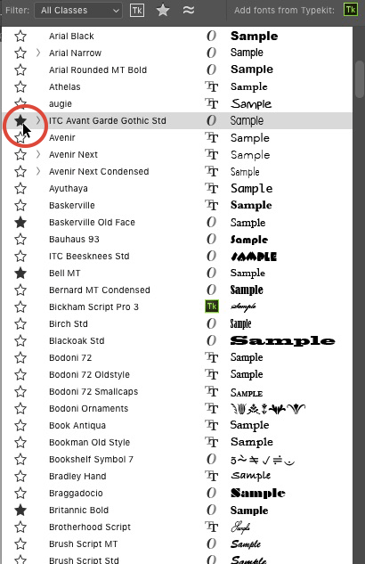 photoshop-project-fonts-menu