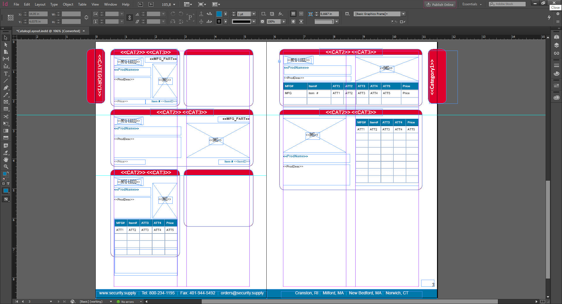 catalog template