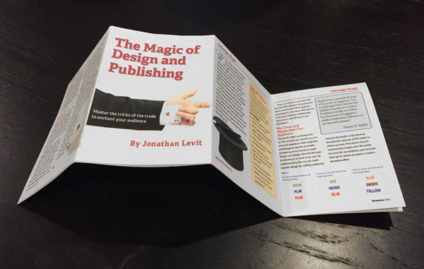 InDesign mini-book second fold