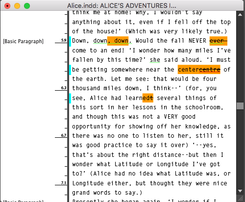 Figure 8: Tracked changes are easy to see in the Story Editor with a different color highlight for each participant (see the sidebar “Define Yourself!”). 