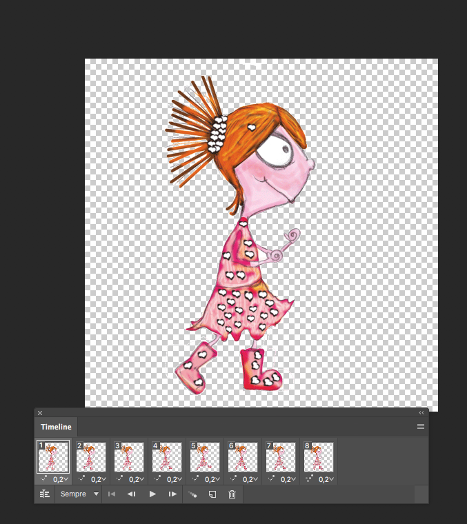 creating animated GIFs in Photoshop