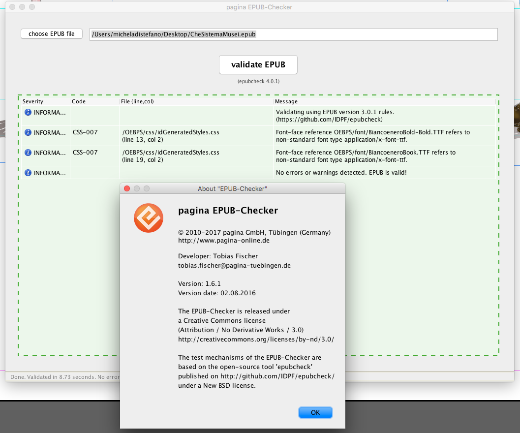 Pagina EPUB Checker