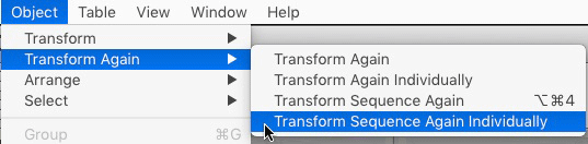 Figure 3: Transform Again is your secret weapon for making several images the same size in your layout.