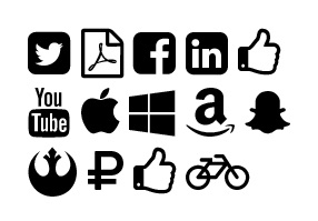 Font Awesome icons