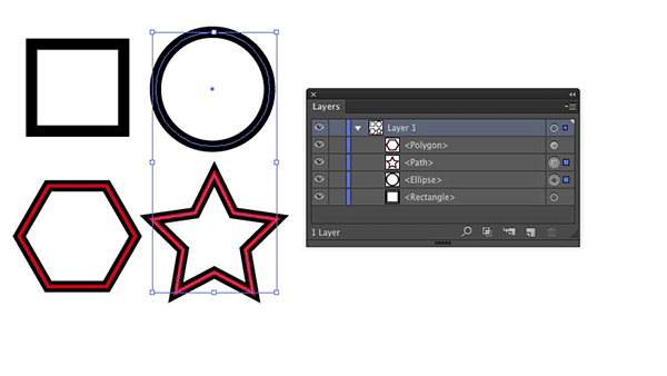 adobe illustrator tip target layers panel icons