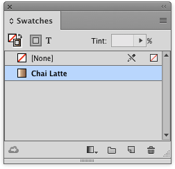 indesign contest empty watches panel