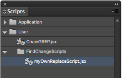 script panel