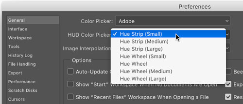 photoshop hud color picker preferences
