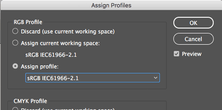 assign profile