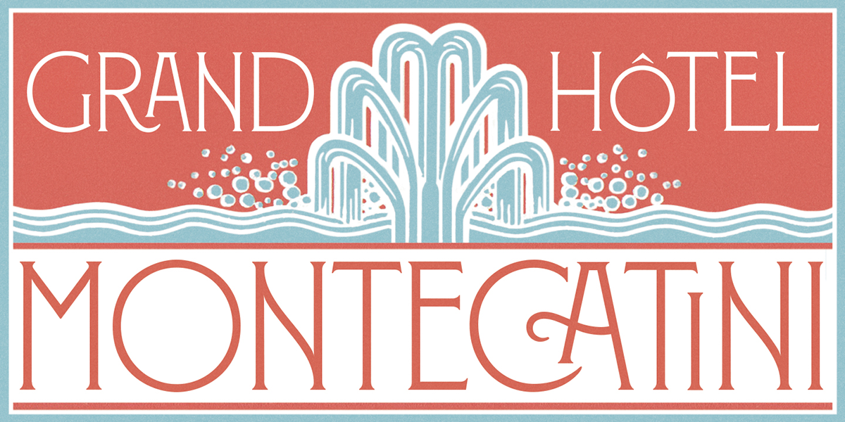 Montecatini typeface