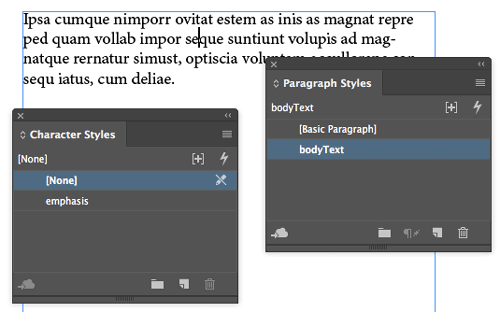 after the nested style is removed