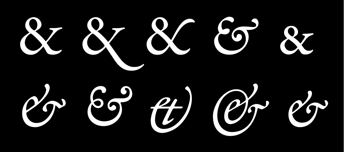 Roman vs. italic ampersands in Adobe Garamond