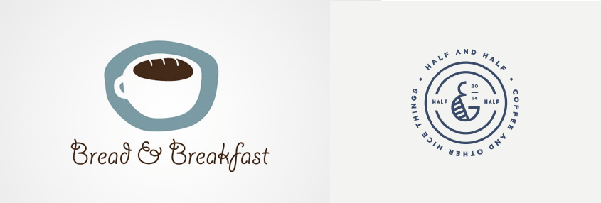 Bread & Breakfast and Half & Half logos