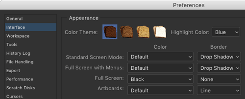 Photoshop UI toast