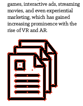 SVG graphic pasted into InDesign as a vector object