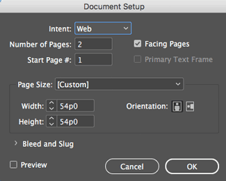 Document Setup