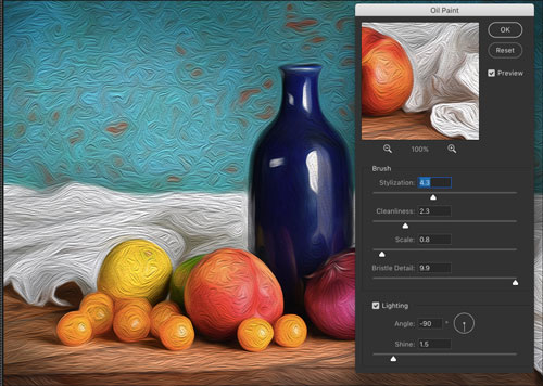 Photoshop Oil Paint filter