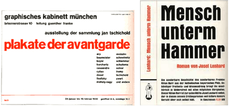 Book cover with bold text