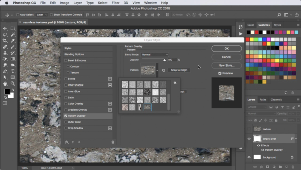 make seamless pattern in Photoshop step 8