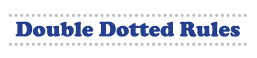 double dotted paragraph rule in InDesign