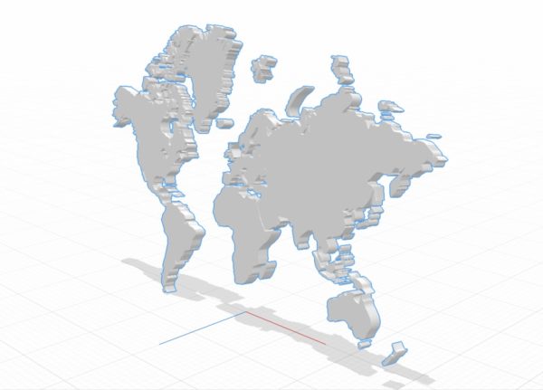 Plain imported map