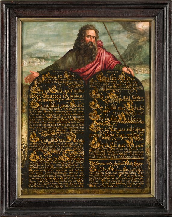 Moses with tablets