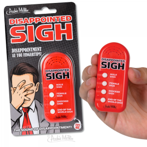 creative holiday gift image of sigh machine